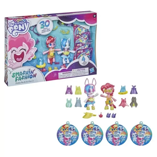 Set de joaca My Little Pony Smashin Fashion cu 2 ponei si accesorii Set de joaca My Little Pony Smashin Fashion cu 2 ponei si accesorii