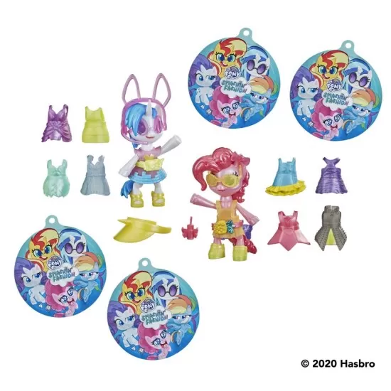 Set de joaca My Little Pony Smashin Fashion cu 2 ponei si accesorii Set de joaca My Little Pony Smashin Fashion cu 2 ponei si accesorii
