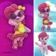 Set de joaca My Little Pony Smashin Fashion cu 2 ponei si accesorii Set de joaca My Little Pony Smashin Fashion cu 2 ponei si accesorii