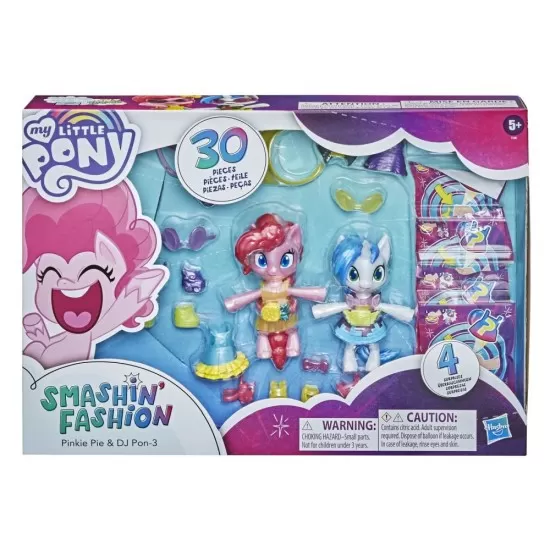 Set de joaca My Little Pony Smashin Fashion cu 2 ponei si accesorii Set de joaca My Little Pony Smashin Fashion cu 2 ponei si accesorii