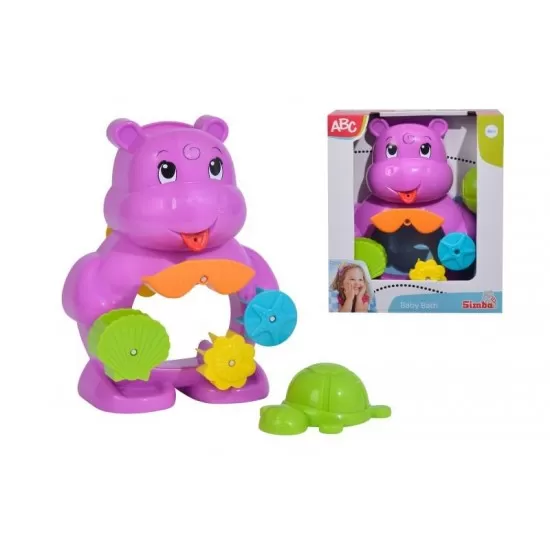 Jucarie de baie Hipopotam cu ventuze Jucarie de baie Hipopotam cu ventuze