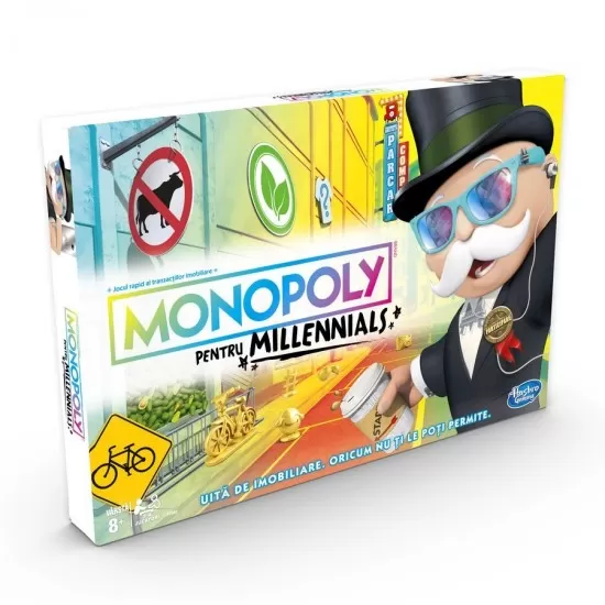 Joc de societate Monopoly Millennial Edition Joc de societate Monopoly Millennial Edition