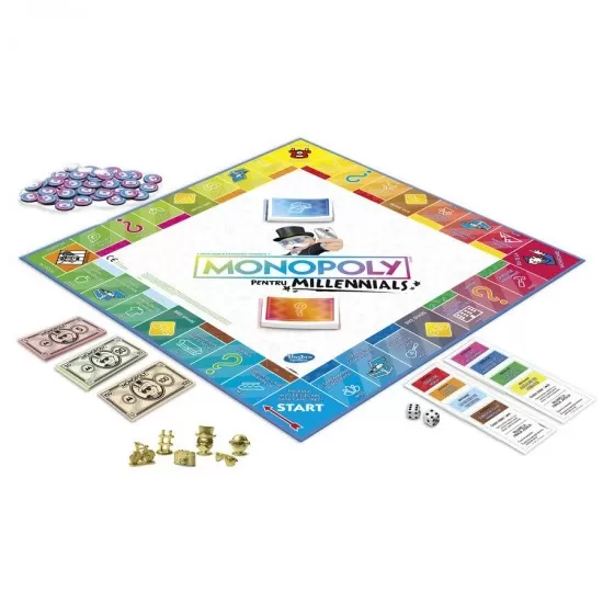 Joc de societate Monopoly Millennial Edition Joc de societate Monopoly Millennial Edition