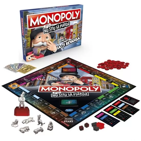 Joc Monopoly pentru cei care nu stiu sa piarda Joc Monopoly pentru cei care nu stiu sa piarda