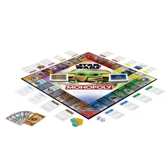 Joc de societate Monopoly The Child Baby Yoda Joc de societate Monopoly The Child Baby Yoda