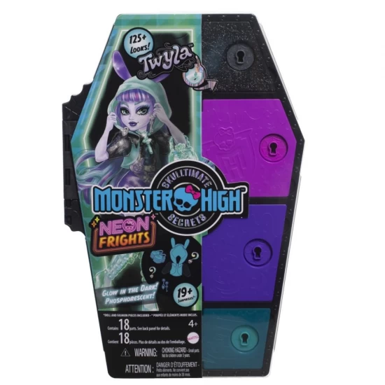 Papusa Monster High Neon Frights Twyla Papusa Monster High Neon Frights Twyla