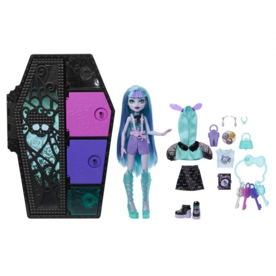 Papusa Monster High Neon Frights Twyla Papusa Monster High Neon Frights Twyla