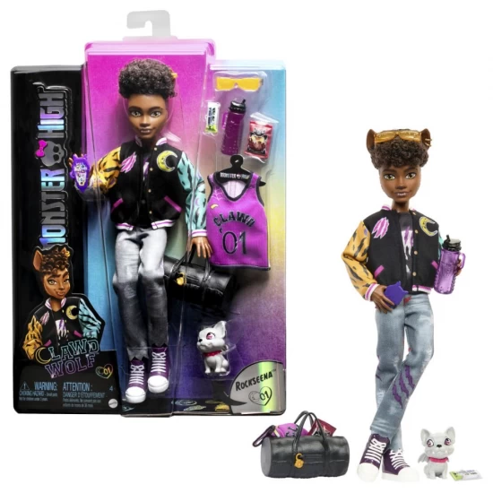 Papusa Monster High Clawd Wolf