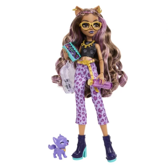 Papusa Monster High Clawdeen Wolf si catelul Crescent Papusa Monster High Clawdeen Wolf si catelul Crescent