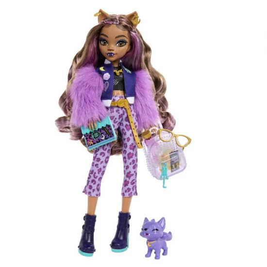Papusa Monster High Clawdeen Wolf si catelul Crescent Papusa Monster High Clawdeen Wolf si catelul Crescent