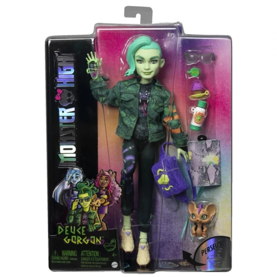 Papusa Deuce Gordon Monster High cu animalut si accesorii