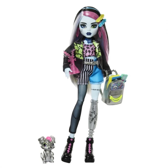 Papusa Monster High Frankie Stein si animalut Watzie Papusa Monster High Frankie Stein si animalut Watzie