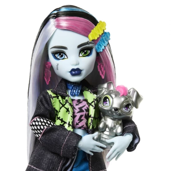Papusa Monster High Frankie Stein si animalut Watzie Papusa Monster High Frankie Stein si animalut Watzie