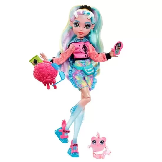 Papusa Monster High Lagoona Blue cu animalut si accesorii Papusa Monster High Lagoona Blue cu animalut si accesorii