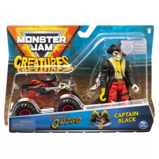 Masinuta Monster Jam - Blestemul piratilor si Capitanul Negru Masinuta Monster Jam - Blestemul piratilor si Capitanul Negru