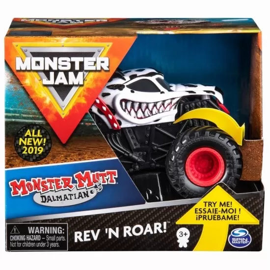 Macheta Monster Jam Dalmatianul seria Roar scara 1:43 Macheta Monster Jam Dalmatianul seria Roar scara 1:43