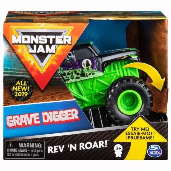 Macheta Monster Jam Grave Digger seria Roar scara 1:43 Macheta Monster Jam Grave Digger seria Roar scara 1:43