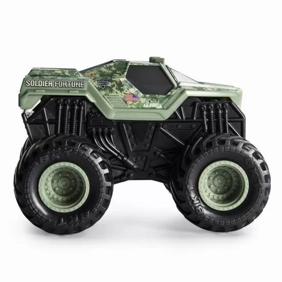 Macheta Monster Jam Soldier of Fortune seria Roar scara 1:43 Macheta Monster Jam Soldier of Fortune seria Roar scara 1:43