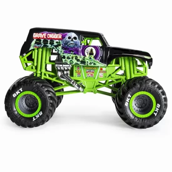Macheta metalica Monster Jam 1:24 - Grave Digger Macheta metalica Monster Jam 1:24 - Grave Digger