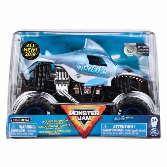 Macheta metalica Monster Jam 1:24 - Megalodon Macheta metalica Monster Jam 1:24 - Megalodon