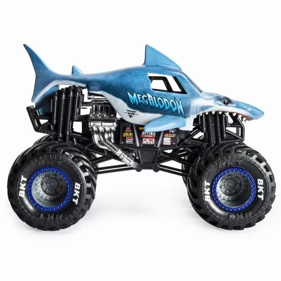 Macheta metalica Monster Jam 1:24 - Megalodon Macheta metalica Monster Jam 1:24 - Megalodon