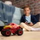 Camion gigant cu telecomanda Monster Jam Marvel Iron Man scara 1:24
