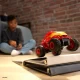 Camion gigant cu telecomanda Monster Jam Marvel Iron Man scara 1:24