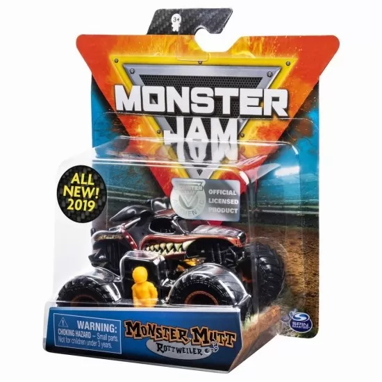 Masinuta metalica Monster Jam Rottweiler scara 1:64 Masinuta metalica Monster Jam Rottweiler scara 1:64