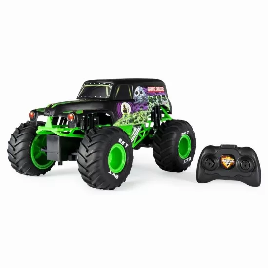 Masina RC Monster Jam Grave Digger scara 1:15 Masina RC Monster Jam Grave Digger scara 1:15