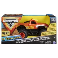 Masinuta Monster Jam El Toro Loco cu telecomanda scara 1:24