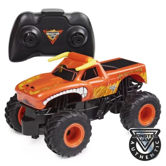Masinuta Monster Jam El Toro Loco cu telecomanda scara 1:24 Masinuta Monster Jam El Toro Loco cu telecomanda scara 1:24