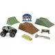 Set camioneta Soldier Fortune cu nisip kinetic si accesorii cu rampa Monster Jam Set camioneta Soldier Fortune cu nisip kinetic si accesorii cu rampa Monster Jam