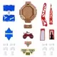 Set de joaca cascadorii Monster Jam - Blastin Bones Set de joaca cascadorii Monster Jam - Blastin Bones