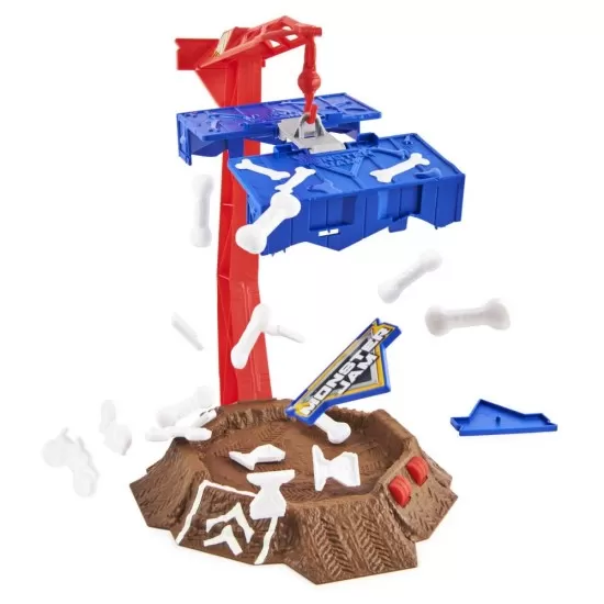Set de joaca cascadorii Monster Jam - Blastin Bones Set de joaca cascadorii Monster Jam - Blastin Bones
