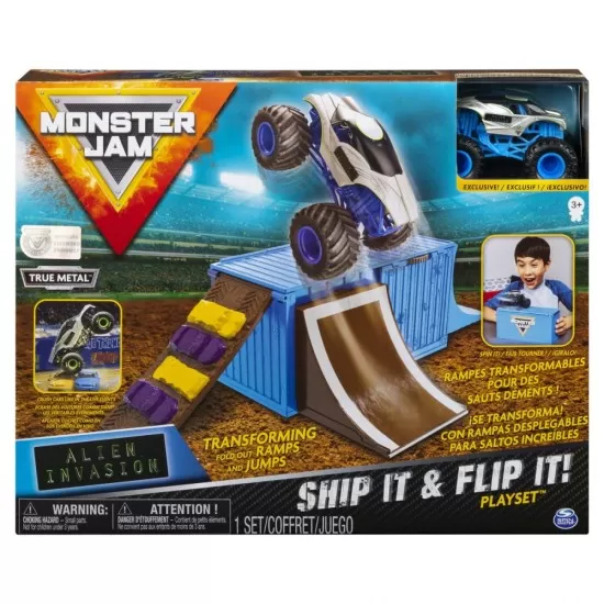 Set cascadorii in container Alien Invasion Monster Jam Set cascadorii in container Alien Invasion Monster Jam