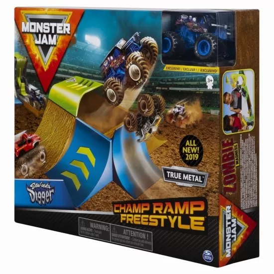 Set de joaca cascadorii Monster Jam - Rampa campionilor