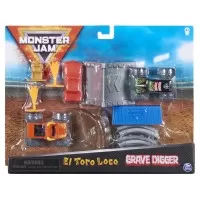 Set de joaca Monster Jam - El Toro Loco si Groparul