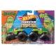 Set 2 masini Monster Truck Michelangelo si Donatello Hot Wheels scara 1:64