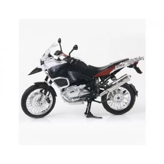 Motocicleta metalica BMW RS1200 GS alba scara 1:9 Motocicleta metalica BMW RS1200 GS alba scara 1:9