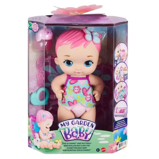 Bebelus My Garden Baby - Hraneste si schimba bebelusul fluturas Bebelus My Garden Baby - Hraneste si schimba bebelusul fluturas