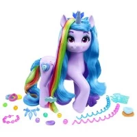 Set de joaca My Little Pony Izzy Moonbow si coafurile curcubeu