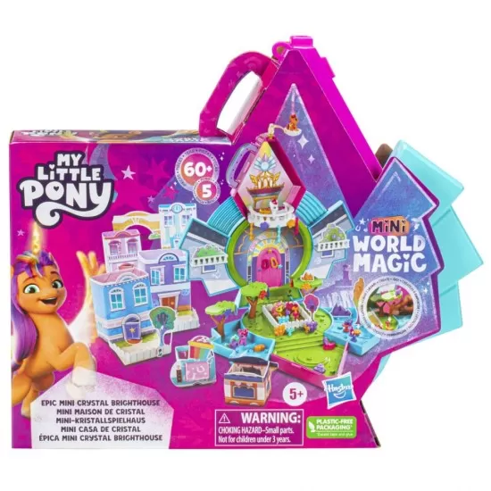 Set de joaca My Little Pony Mini World Magic Epic - Mini casuta luminoasa