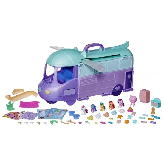 Set de joaca My Little Pony Mini World Magic Mare Stream - Camioneta magica