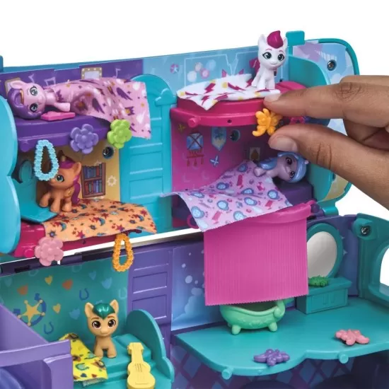 Set de joaca My Little Pony Mini World Magic Mare Stream - Camioneta magica