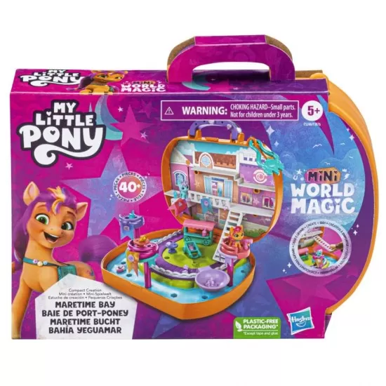 Set de joaca My Little Pony Mini World Magic Compact Creation - Maretime Bay Set de joaca My Little Pony Mini World Magic Compact Creation - Maretime Bay