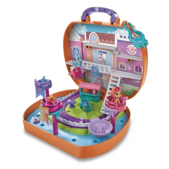 Set de joaca My Little Pony Mini World Magic Compact Creation - Maretime Bay Set de joaca My Little Pony Mini World Magic Compact Creation - Maretime Bay
