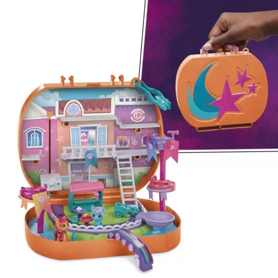 Set de joaca My Little Pony Mini World Magic Compact Creation - Maretime Bay Set de joaca My Little Pony Mini World Magic Compact Creation - Maretime Bay