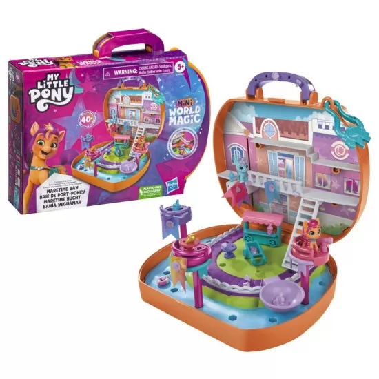 Set de joaca My Little Pony Mini World Magic Compact Creation - Maretime Bay Set de joaca My Little Pony Mini World Magic Compact Creation - Maretime Bay