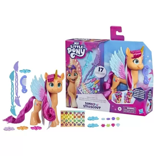 Figurina Sunny Starscout My Little Pony Ribbon Hairstyles Figurina Sunny Starscout My Little Pony Ribbon Hairstyles