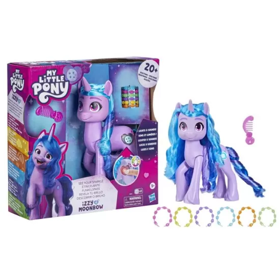Figurina Izzy Moonbow My Little Pony See Your Sparkle Figurina Izzy Moonbow My Little Pony See Your Sparkle